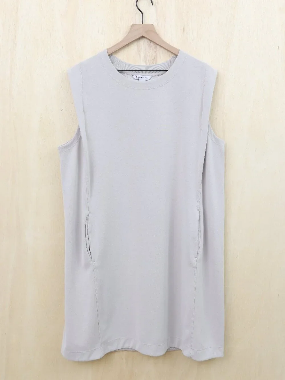 Athleta Seasoft Tank Dress Abalone Grey Size 1X